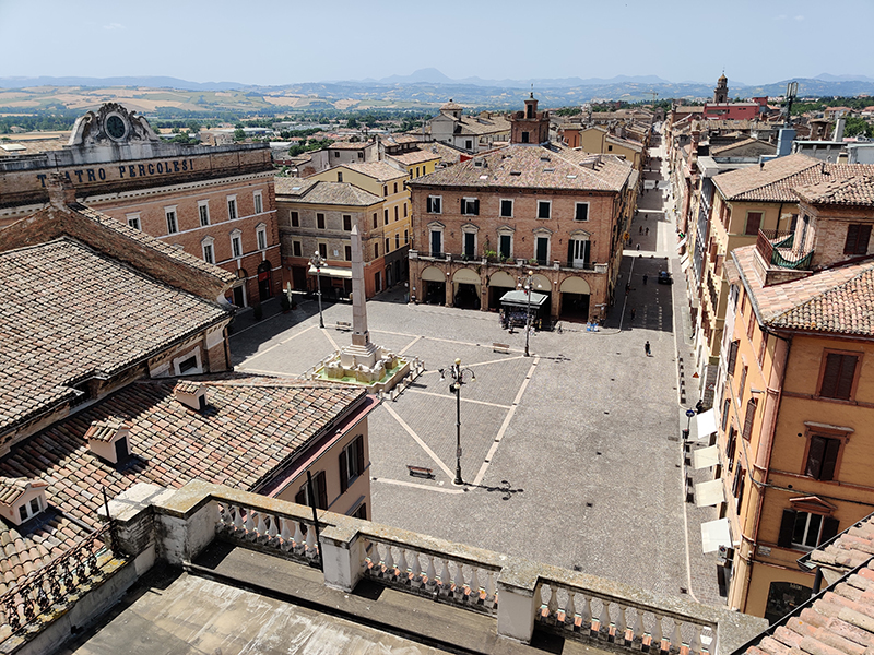 Veduta aerea di Piazza della Repubblica