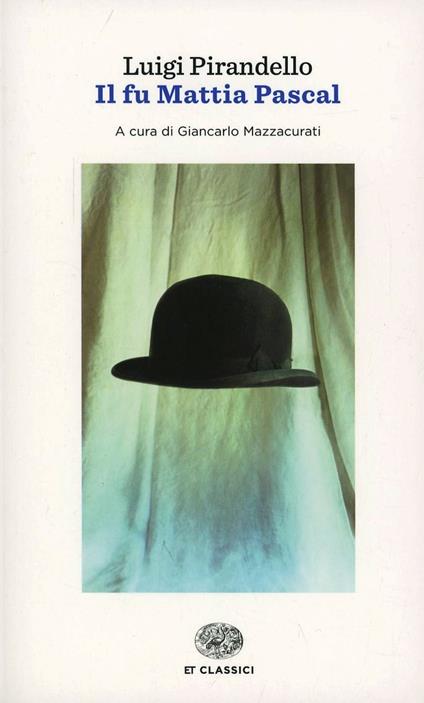 Il fu Mattia Pascal copertina libro