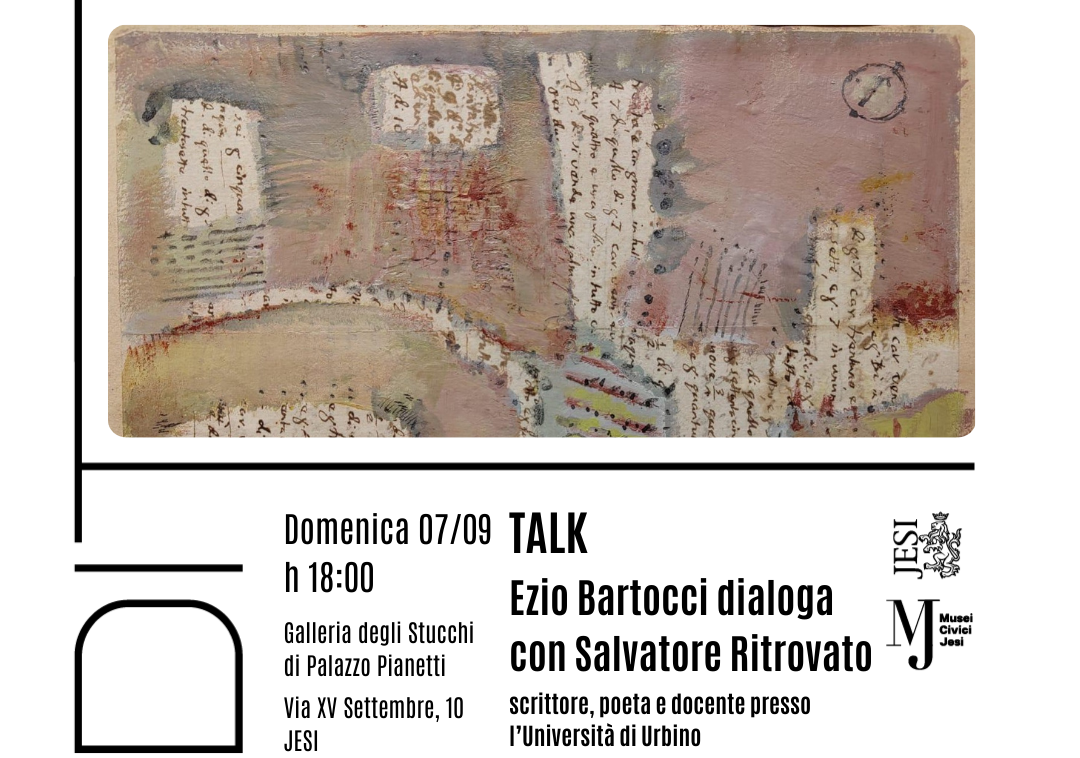 Locandina Talk Bartocci - Ritrovato Locandina Talk Bartocci - Ritrovato