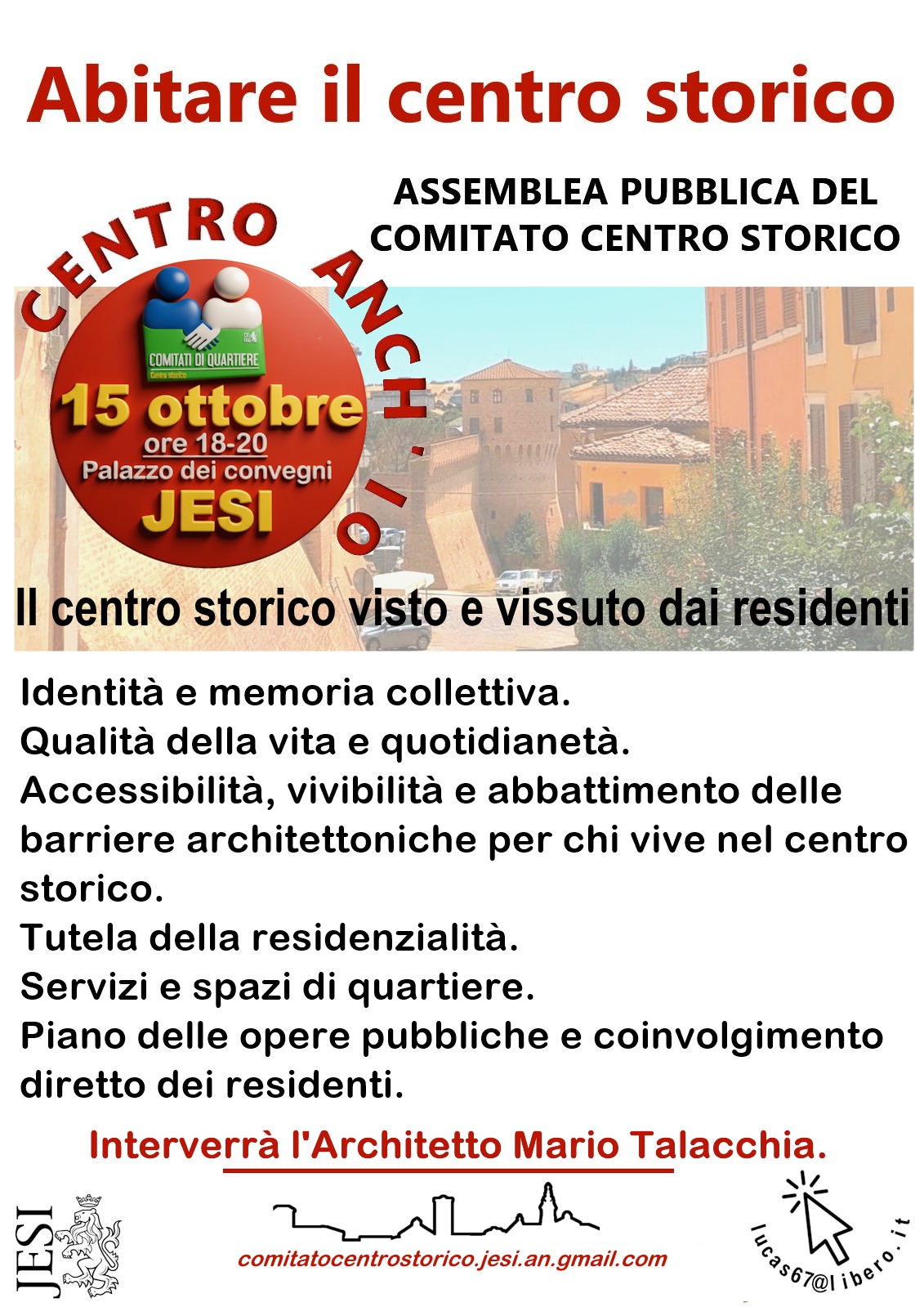 La locandina della covocazione La locandina della covocazione
